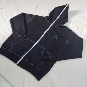Nouvelle Arrivée 2026 – Sweat à Capuche Entièrement Zippé 100% Coton Uni Hiver Écologique Coutures Durables Personnalisable Fourniture OEM - Product Image 5