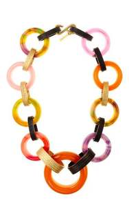 Collier en tungstène au design unique avec pendentif en résine époxy fait main et perle, disponible au prix direct usine - Product Image 3