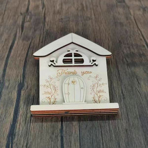 Portatarjetas de madera contrachapada ecológica, regalo para madre y padre, regalos para profesores, compañero de compras para mamá, abuela, tía - Product Image 2