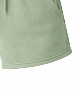 Manufacturer Women Sage Green Cotton Fleece <b>Shorts</b> Elastic Waist Casual Summer Lounge Wear Custom Manufacturer Premium Quality - Product Image 6