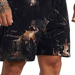Pantalones Cortos con Estampado de Camuflaje de Alta Calidad para Hombre, Estilo Urbano Moderno, Cómodos y Casuales para el Verano - Product Image 6
