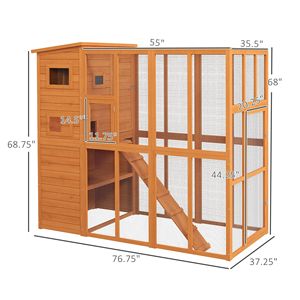 Gabbia di Lusso in Metallo per Animali Domestici di Grandi Dimensioni: Uccelli, Conigli, Polli e Animali Medi (Taglia XL) - Product Image 5