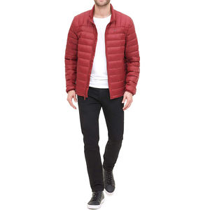 New Fashion High Quality <b>Men's</b> Waterproof Puffer <b>Jacket</b> Stand Collar Winter Season Customized Printed Front Customized Color - Product Image 2