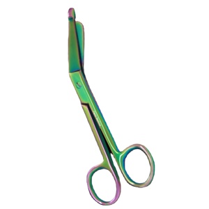 Ciseaux à pansement Lister Multi Color Rainbow & Nursing Bandage Instruments chirurgicaux en acier inoxydable - Product Image 1