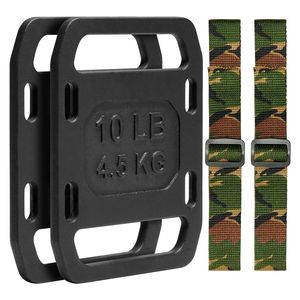 Pesi Regolabili in Acciaio per Rucking, Coppia da 10 Libbre (25 kg), Piastre Ponderate per Rucking - Product Image 1