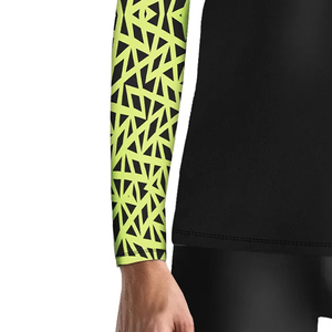 Vêtements de compression par sublimation MMA pour enfants, rashguard à manches longues en Spandex/Polyester, personnalisé pour garçons et filles - Product Image 4
