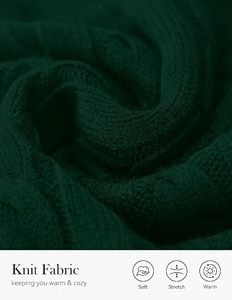 Pull col roulé en maille torsadée tricoté à la machine pour femme, manches longues, 100 % polyester, décontracté, hiver, vente en gros - Product Image 5