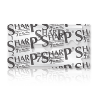 Lames de rasoir à bord simple Sharp Super Platinum, en acier inoxydable, jetables, importées, de qualité supérieure et durable, en pack pilier, très demandées