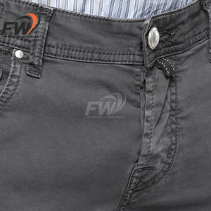 กางเกงยีนส์ทรงสกินนี่สีดำแบรนด์ OEM สไตล์ Amiris สำหรับผู้ชาย ขายส่ง คุณภาพสูง ตกแต่งคริสตัล ลายเพชร ดิจิตอลพิมพ์ลายสตรีท ผ้าถัก - Product Image 5