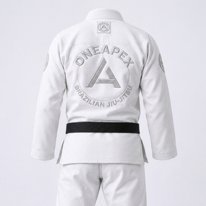 Men's <b>White</b> BJJ Gi Jiu Jitsu Uniform Martial Arts Training Embroidered Competition Grappling Gi - Product Image 2