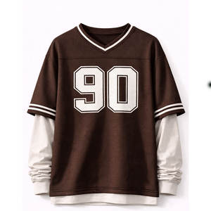 เสื้อฟุตบอลชาย - ผ้าโพลีเอสเตอร์/คอตตอน ระบายอากาศได้ดี แห้งเร็ว ยืดหยุ่น เหมาะสำหรับการฝึกซ้อมและการแข่งขัน - Product Image 1