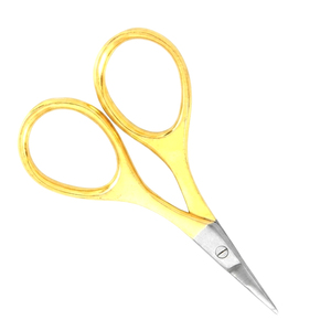OEM Gold Handle <b>Cuticle</b> <b>Scissors</b> Sharp Blade Stainless Steel Nail Grooming <b>Scissors</b> Professional Beauty Salon Instrument - Product Image 3