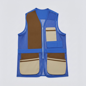 Chaleco de Caza Unisex Personalizado con Logotipo OEM, Patrón a Cuadros, Tela Oxford 100% Poliéster, Impermeable, Ligero, Transpirable y Resistente al Viento - Product Image 3