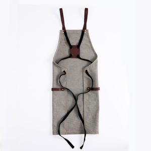 Tablier de barbier personnalisé avec logo, unisexe, en cuir PU, tablier de chef, tablier de barbier - Product Image 5