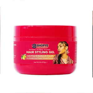 Nouveau design Gel coiffant infusé à l'huile d'olive 227g, brillance intense, contrôle des frisottis, gel pour tresses/twists, tenue forte pour tresses/locs/twists - Product Image 5