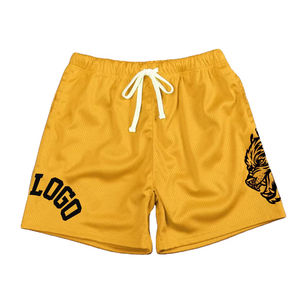 Shorts pour hommes de style streetwear en polyester sublimé de qualité supérieure OEM avec poches, grande taille, séchage rapide, en toile, à bon prix - Product Image 1