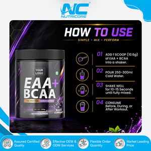 Oferta Increíble en Polvo de Aminoácidos de Espectro Completo EAA + BCAA de Alta Calidad - Sabor a Grosella Negra con 24 Meses de Duración - Product Image 3