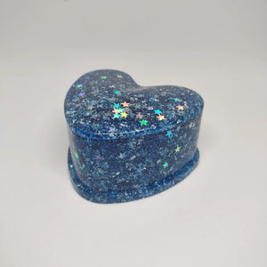 Caja de Resina Floral Hecha a Mano de Primera Calidad, Organizador Decorativo para Guardar Joyas, Pequeño Regalo de Joyería de Resina Personalizado - Product Image 1