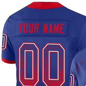 เสื้อฟุตบอลอเมริกันแบบซับลิเมชั่นสั่งทำพิเศษ 100% โพลีเอสเตอร์ ชุดลำลองแบบกำหนดเอง OEM ชุดทีมพิมพ์ลายสำหรับนักกีฬา ระดับมืออาชีพ - Product Image 3