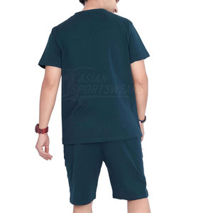 เสื้อเชิ้ตแขนสั้นและกางเกงขาสั้นผู้ชาย ผ้าแห้งเร็ว ชุดเซ็ตขายดีสำหรับใส่ทุกวัน - Product Image 4