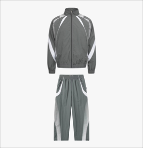 OEM Windbreaker Outfits Nylon Set Track Suit Wear Sport Jacket Zip up <b>Wind</b> <b>Breaker</b> Training Jogging Wear Set 2026 - Product Image 3