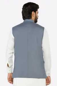 Traditional Ethnic <b>Waistcoat</b> Embroidered Vest for <b>Wedding</b> Festive Events Eid Party Wear Luxury Fashion Collection - Product Image 5