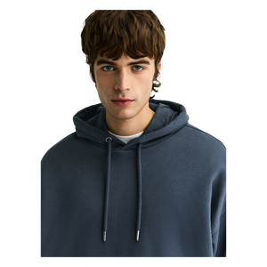 Sudadera con Capucha Extra Grande para Hombre, 450 GSM, Color Sólido, Felpa de Algodón, Estilo Casual, Diseño con Bolsillos, Corte Regular, Otoño - Product Image 5