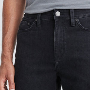 Shorts en jean pour hommes à taille élastique, style urbain, haute qualité, design personnalisé et logo imprimé – Meilleures ventes - Product Image 6