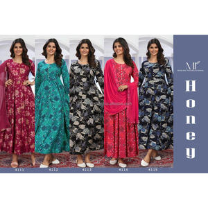 Premium Chanderi Export Quality Long <b>Kurti</b> - Product Image 1