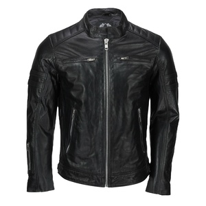 Men's High Quality Windproof Skintan Leather <b>Biker</b> <b>Jacket</b> Customizable Logo Design Best Quality Armoured CE ARMOURED <b>Plus</b> <b>Size</b> - Product Image 1