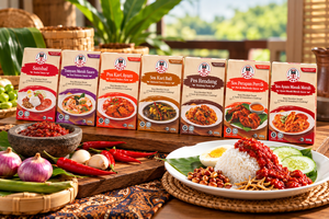 บาวัง นาซีเลมัก 200 กรัม ซอสปรุงรสเผ็ดสไตล์มาเลเซีย พร้อมไก่ <span class=keywords><strong>แกง</strong></span> ไข่ แตงกวา ถั่วลิสง <span class=keywords><strong>ปลา</strong></span>แอนโชวี่ กุ้งเผา - Product Image 4