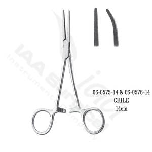 Pinzas Hemostáticas Médicas Kelly IAA, Instrumentos Quirúrgicos Modelo IAI-HF-37, Certificación CE Clase I, Instrumento Quirúrgico Recto - Product Image 2