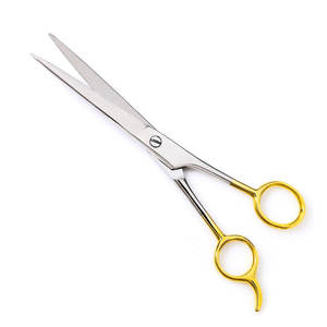 Ciseaux de barbier en acier inoxydable de qualité supérieure, certifiés ISO, personnalisables, pour la coupe de cheveux et le toilettage en salon - Product Image 2