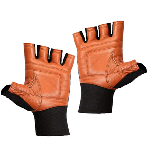Guantes de Cuero para Levantamiento de Pesas, Gimnasio, Ejercicio, Fitness, con Color y Logotipo Personalizados, para Hombre/Mujer, Opciones de Talla Disponibles, OEM - Product Image 5