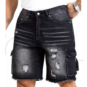 ขายส่งกางเกงยีนส์ขาสั้นชายหาดสำหรับผู้ชาย ลดราคาฤดูร้อน สินค้าใหม่ คุณภาพดี กางเกงยีนส์ขาสั้นผู้ชาย - Product Image 5