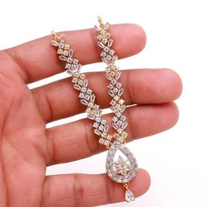 Collier blanc pour Krishna Ladu Gopal Kanthi Mala Shringar, bijoux traditionnels de Mandir, décoration de temple pour Janmashtami Pooja - Product Image 3