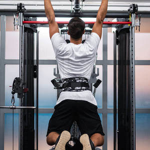 High Quality Neoprene <b>Back</b> <b>Support</b> Dip Belt for Weightlifting Workout Training New Design Wholesale Neoprene Weight Lifting Belt - Product Image 4