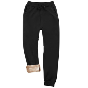 Top Quality Wholesale Breathable Casual 2-Piece Winter Tracksuit Set Thick <b>Thermal</b> Fleece Plush Hoodie and Joggers Outfits - Product Image 3