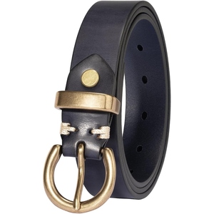 Cinturón de Cuero Genuino para Mujer, Accesorio de Cintura de Cuero de Grano Completo, Duradero, Etiqueta Personalizada OEM, Listo para Venta al por Menor en EE. UU. - Product Image 2
