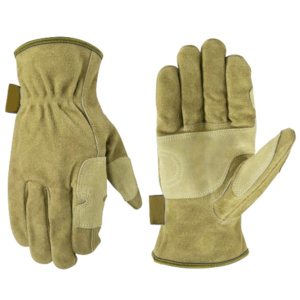 Gants de travail haute performance en cuir de vachette renforcé, respirants et résistants à l'abrasion - Product Image 5
