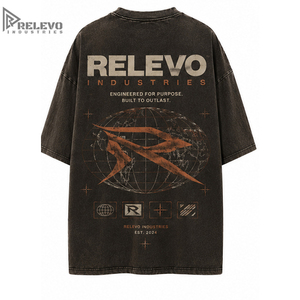 เสื้อยืดคอตตอนแท้ 100% คุณภาพสูง ทรงหลวม ไหล่ตก ไซส์ใหญ่พิเศษ สำหรับผู้ชาย สไตล์วินเทจ - Product Image 2
