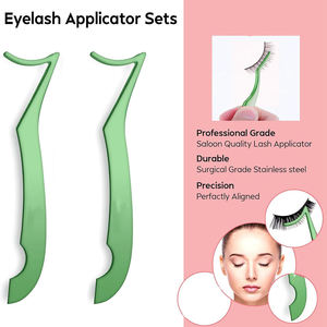 ได้ขนตาสวยแบบซาลอนที่บ้านด้วยแหนบติดขนตาสแตนเลสทรงตามหลักสรีรศาสตร์เพื่อการติดตั้งที่เรียบเนียน - Product Image 5