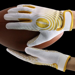 Premium Quality Football Gloves - Solid Stealth 6.0 Boost Plus <b>Sticky</b> Technology - Adult and Youth Football Gloves for Wide - Product Image 4