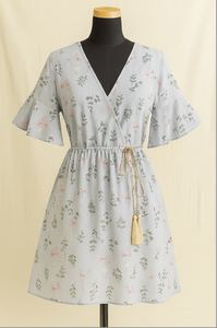 ชุดเดรสสตรีแบบเวียดนามเสื้อผ้าสตรี OEM ODM สั่งทำฉลากได้ตามต้องการ - Product Image 5