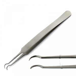 Stainless Steel Pimple Remover Blackhead <b>Extractor</b> Tweezers - Product Image 1