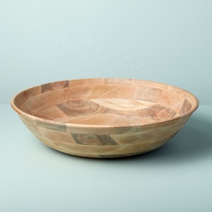 Juego de Tazones de Madera Ecológicos Pulidos a Mano, Diseño Moderno y Lujoso, Aptos para Lavavajillas, Personalizables, Decoración para Restaurantes/Hoteles - Product Image 5