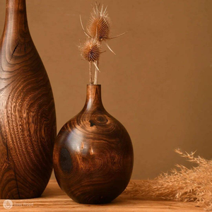 Jarrón de Madera Ligero Hecho a Mano - Diseño Personalizable, Material 100% Natural para Decoración del Hogar o Bar, Regalo para el Día de la Madre - Product Image 5