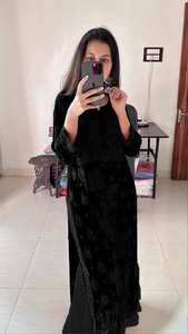 Ensemble Kurti et pantalon long brodé en Georgette avec dupatta en dentelle GPO, élégant, entièrement cousu, tenue ethnique de soirée, tailles S à 3XL - Product Image 3