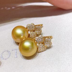 Boucles d'oreilles en argent pur 925, gris platine, perle, talons hauts, 11-12 mm, rondes, impeccables, parfaites pour un style quotidien - Product Image 4