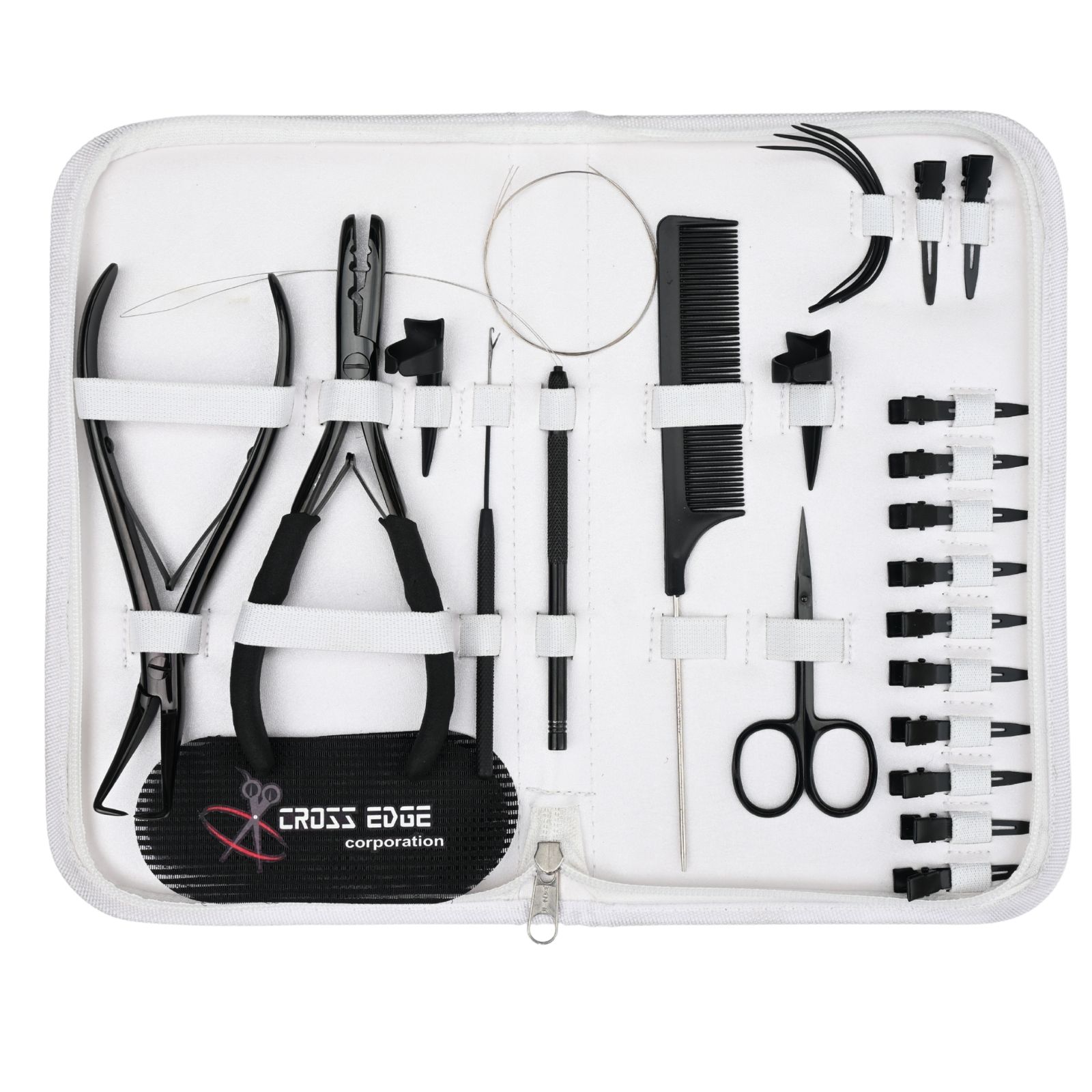 Black Hair Extension Tools Kit